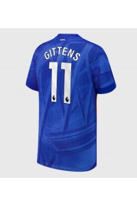 Chelsea Jamie Gittens #11 Jalkapallovaatteet Kotipaita 2025-26 Lyhythihainen